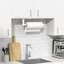Stainless Steel Paper Towel Holder Under Cabinet, Self-Adhesive or Drilling-1720871775