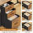 Barbarino Modular L-Shaped Iron Computer Desk-224804966