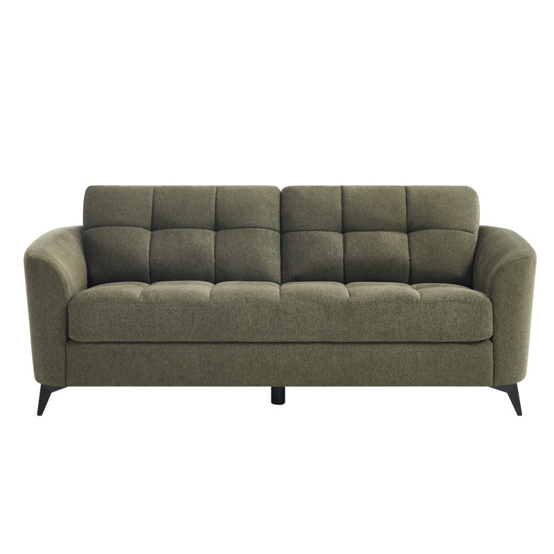 Rozalin Linen Sofa, 3, Green