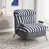 Grey striped Velvet
