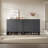 Cesiro 3 - Door Fluted Shoe Cabinet With Adjustable Shelves And Open - Bottom Access-1751304474