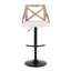 Ensemble de 2 tabourets de bar Charlotte Farmhouse