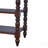Solid Wood Turned Occasional Table, 1-Drawer, Brown, Table