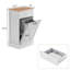 Armoire poubelle inclinable 10 gallons Havant-94564414