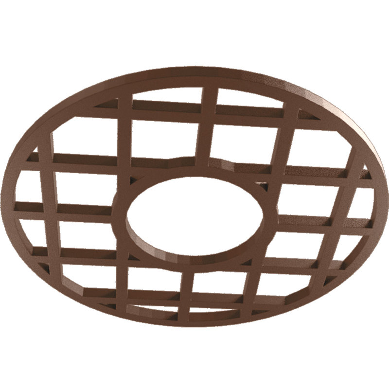 Médaillon de plafond 18 po x 18 po x P 6,5 po x P 1/2 po O'Neal, H 16 po x l 16 po x P 0,5 po, Cuivre
