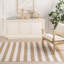 Banks Stripe Khaki Handwoven Indoor/Outdoor Rug-769567346