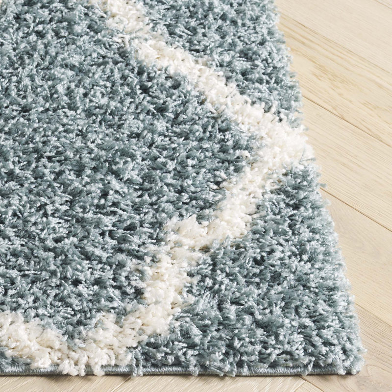 Wigley Sgd-Dallas Shag Performance Geometric Rug, Rectangle 5'1" x 7'6"