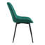 Dark Pu Fabric Dining Chair With Stylish Grid Pattern - And Comfortable For Daily Use Intricate Space Stable