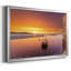 Coucher de soleil - Reproduction d'un seul cadre photo sur toile-95888114-95888115
