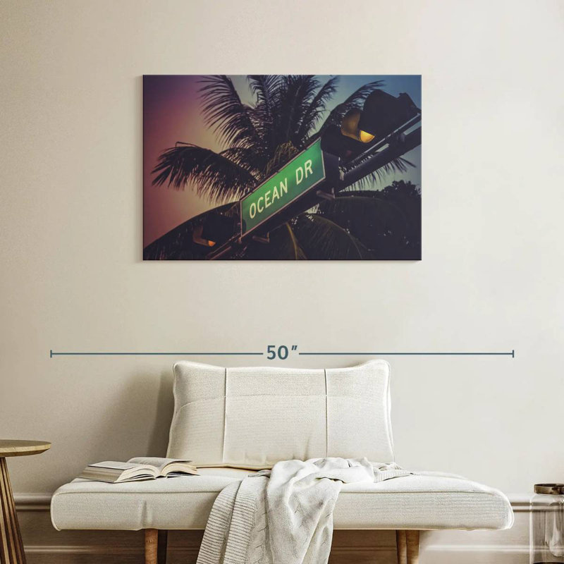 Ravi Miami Ocean Drive, 24" H x 36" W