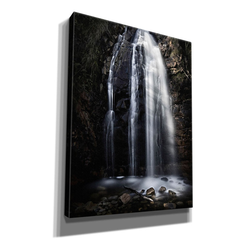Art mural sur toile Millwood Pines «Waterfall Gully Second Falls» par SD Smart, H 16 po x l 12 po x P 0,75 po