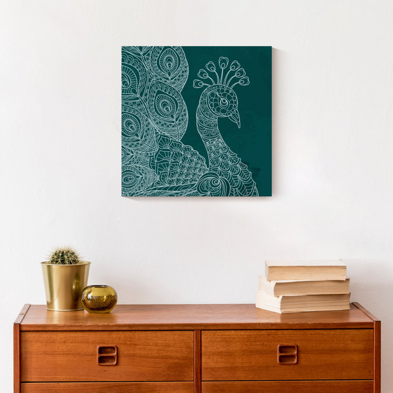 " Line Pattern Peacock "
