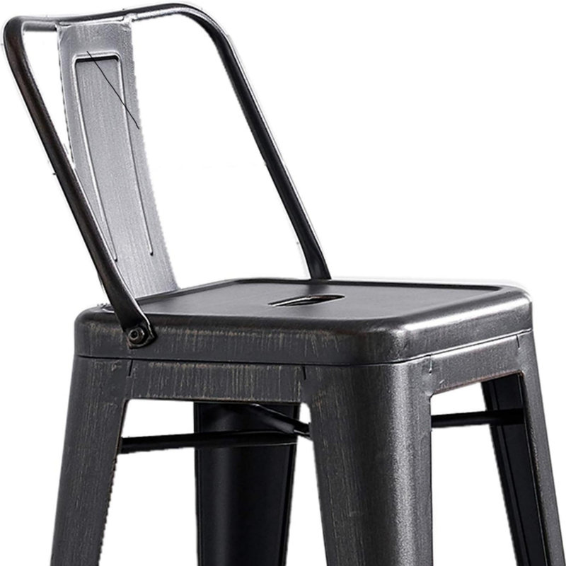 Tabourets de bar modernes et modernes, Noir