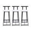 Ensemble de 3 tabourets de bar à hauteur de comptoir pour îlot de cuisine-1464840933