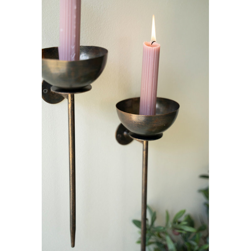 Ensemble de deux porte-bougies Kalalou