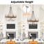 Cavitt 6-Light Dimmable Beaded Empire Chandelier