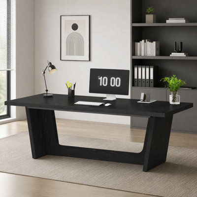Bureau de direction en bois manufacturé l 70,9 po Delitha