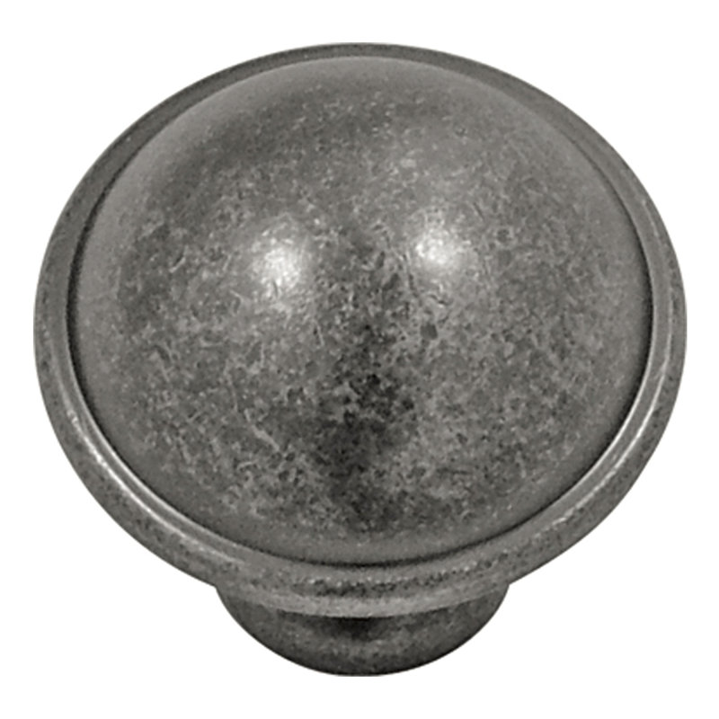 Poignée champignon 1 1/4 po de diamètre, 1,25", Chrome