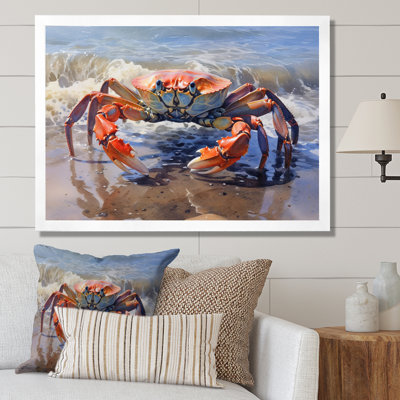 Crab Beachcombers II - Crab, art encadré