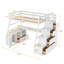 Lit mezzanine avec bureau, 7 tiroirs et 2 tablettes-734627764-734627765