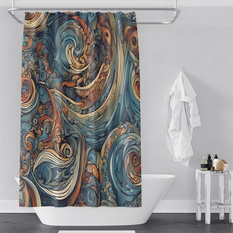 Rideau de douche Larimar, H 72 po x l 70 po