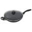 Swiss Diamond 12.5" Induction Non-Stick Alumimum Wok with Lid