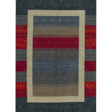 Wool Striped Area Rug