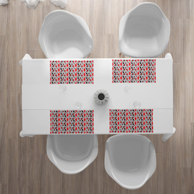 Polyester Geometric Rectangle Placemat