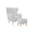 Enchanted Chenille Whisper Silvery Cream