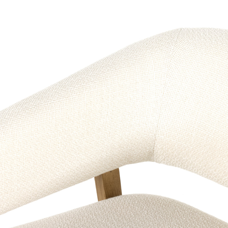 Dexter Barrel Chair, Gibson White