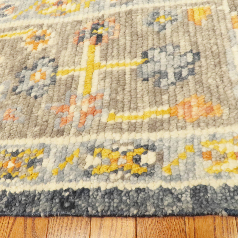 Cascade Hand Knotted Wool Area Rug, Rectangle 8' x 10'