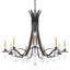 Vesca 9 Light 45in x 38in Chandelier in Etruscan Gold with Clear Heritage Handcut Crystals-258921758-258921765-258921767