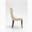 Chaise d'appoint rembourrée en velours Ellias-1542981105