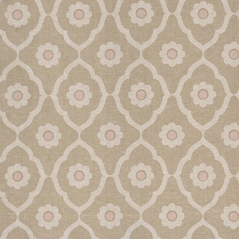 Schumacher x Veere Grenney Soundess Fabric, Brown