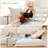 Slipcovered L Shape Sectional Long Sofa Couch-118847888