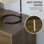 Presque 45cm W Manufactured Wood Bedside Table