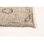 Tapis décoratif en laine de conception unique 5 pi 7 po x 10 pi délavé noué à la main des années 1980 en gris/beige