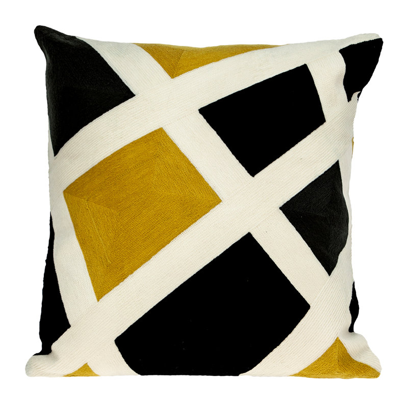 Parkland Collection Helix White Throw Pillow