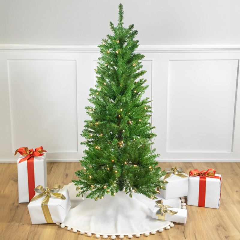 Sapin de Noël artificiel illuminé 54 ', 54"