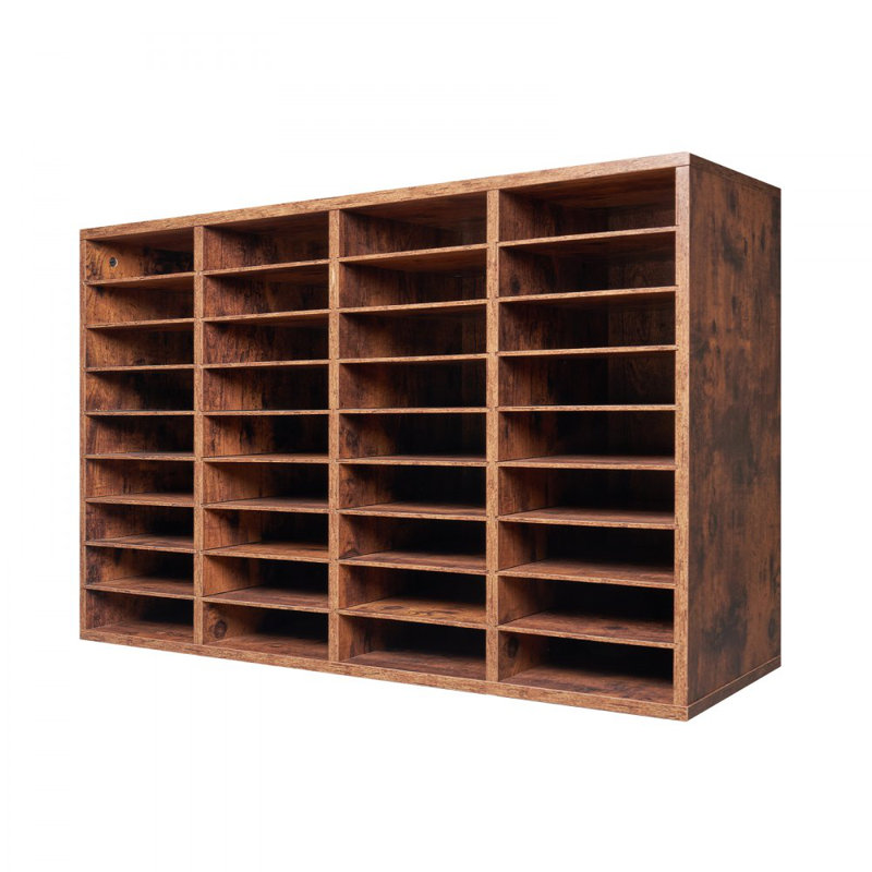 VEVOR Manufactured Wood 36 Compartment Mailroom Organizer