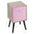 Oak/Light Pink/White selected