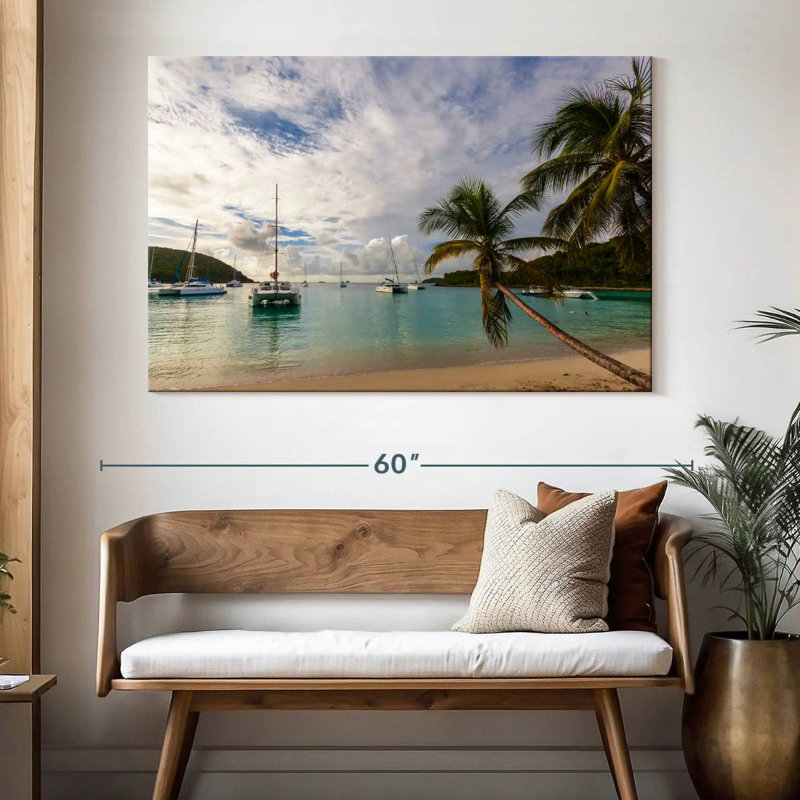 Gillard Mayreau Island Boats, 34" H x 51" W