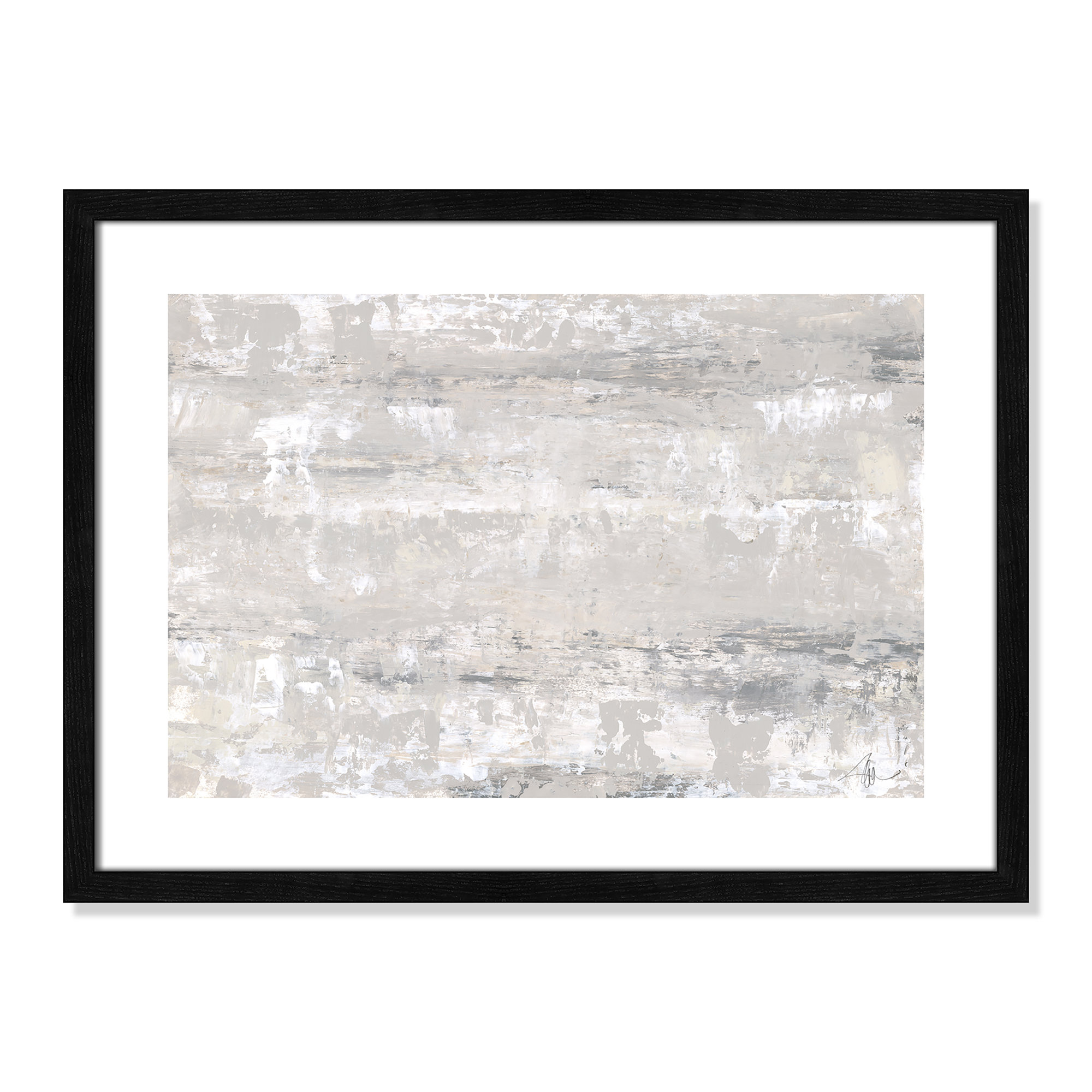 Desert Winds by Filippo Ioco - Print, Black Wood Framed Paper, 17" H x 23" W x 0.75" D