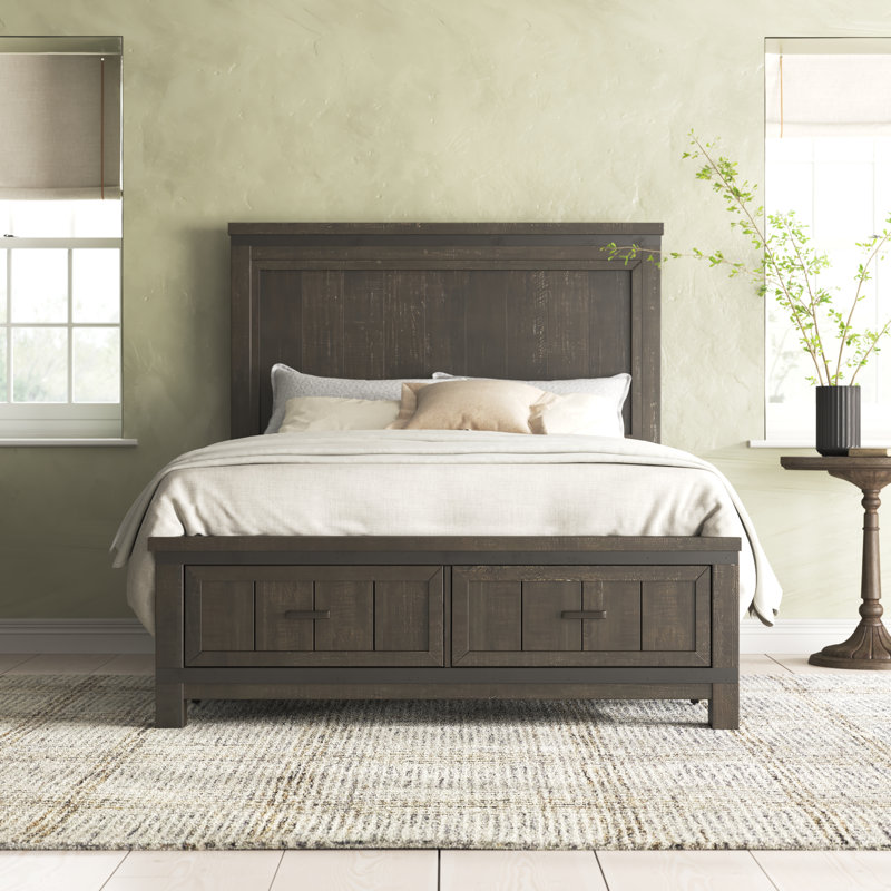Lexee Platform Storage Bed, King