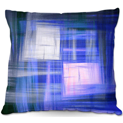 Coussin décoratif à hachures canapé tartan