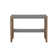 Aston 6 Piece Dining Set With 42"W Dining Table Four 15"W Square Stools And 1 Buffet Console Table