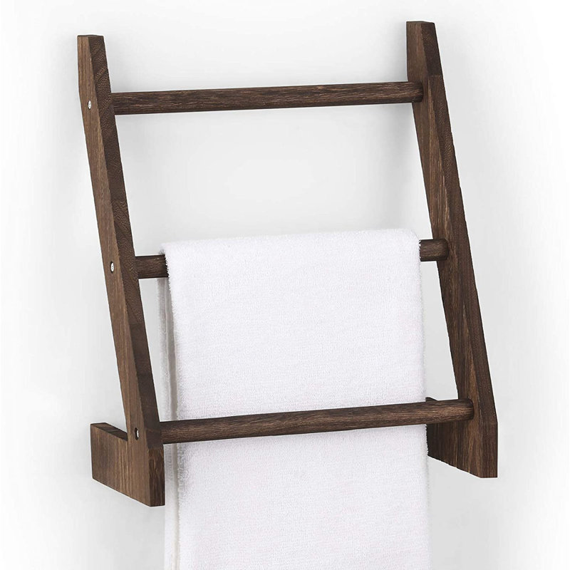 Chaitan Triangle Tiered Shelf with Towel Bar