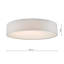 Ansonia Fabric Flush Mount-34418237