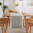 Polyester Farmhouse Table Runner With Tassel-1789668016