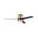 52" Betzi 3 - Blade LED Smart Propeller Ceiling Fan with Wall Control and Light Kit Included